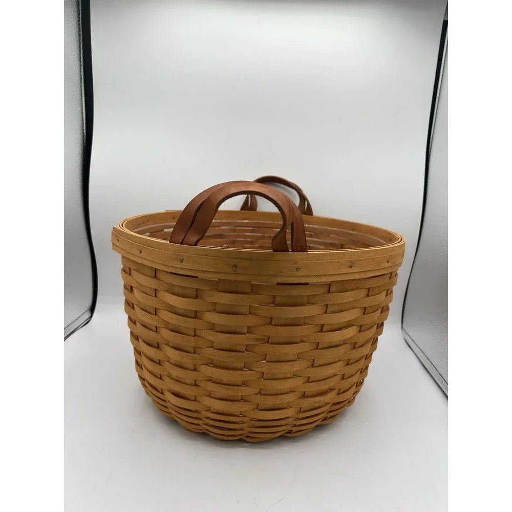🌼Longaberger 1996 Wildflower Hostess Basket w/Protector–Classic & Collectible🌼